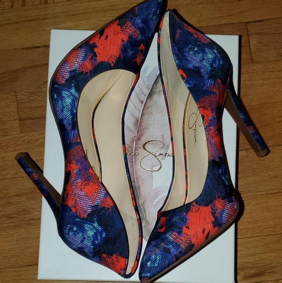 Jessica Simpson Shoes - Jessica Simpson Floral Print Pump